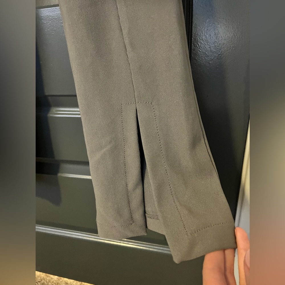 Zara ribbed leggings with front slits size XL